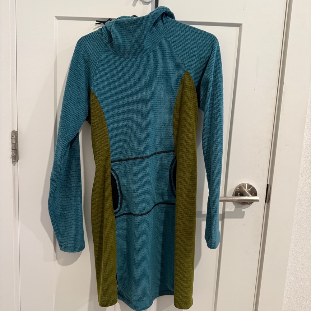 Melanzana Blue and Green Mini Dress